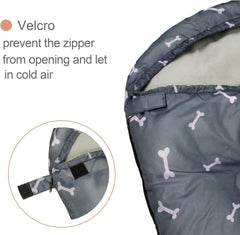 GeerDuo dog sleeping bag packable with convenient stuff sack for travel