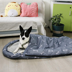 GeerDuo dog sleeping bag waterproof outer for dry, cozy outdoor adventures