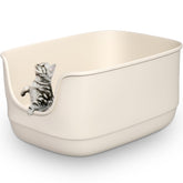 Gefryco large cat litter box open top for easy viewing and cleaning.
