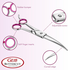 Geib Gator curved shears precision-weighted and balanced for comfort