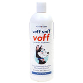 Geir Ness Voff Voff Voff shampoo bottle with oatmeal and aloe for gentle cleansing.