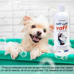Geir Ness Voff Voff Voff close-up of rich lather for detangling and conditioning.