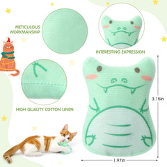 Gejoy catnip bear toy encourages cuddly, interactive play.