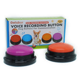 Gelabur dog buttons set front view for communication training.