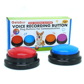 Gelabur dog buttons set packshot for easier pet communication.