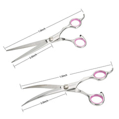 GEMEK grooming combs aiding detangling and loose hair removal.