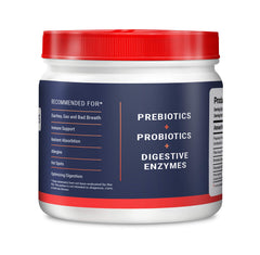 Geneflora prebiotics for dogs, cats, and rabbits jar promotes friendly gut flora.
