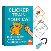Generic Cat Clicker Training Kit box front showing complete set for quick training setup.