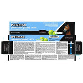 Generic Ivermax apple-flavored paste syringe for easy horse deworming