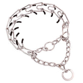 Generic no-pull prong dog collar XL aids controlled walking during training.
