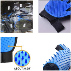 Generic Pet Grooming Glove multi-role bathing feature demonstrated during bath.