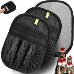 Generic pet hair removal glove five-finger design for faster cleanup.