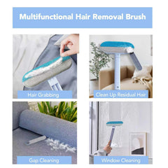 Generic pet hair remover 17-3-inch length provides comfortable reach