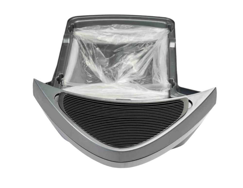 Generic robot-3-4-bags-compatibility demonstrates a seamless fit for Robot 3 and 4 litter boxes.