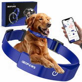 GeoPaws GPS Fence app setup screen for quick boundary creation and multi-dog control