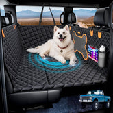Geotick truck dog seat cover back-seat hammock full coverage for pets