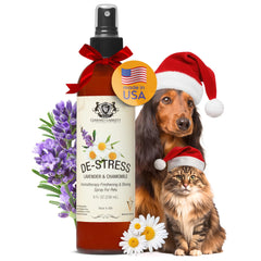 Gerrard Larriett Dog Perfume Spray Chamomile Lavender 8oz bottle for long-lasting freshness after baths