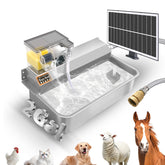 GEVINFA automatic water dispenser front view with 2-gallon capacity for easy pet hydration