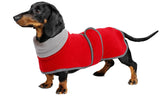 Geyecete Dachshund Sweater front view shows weatherproof winter protection for chilly walks