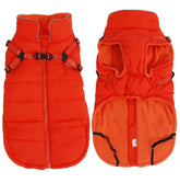 Geyecete winter warm coat dog back view showing weatherproof warmth for chilly walks