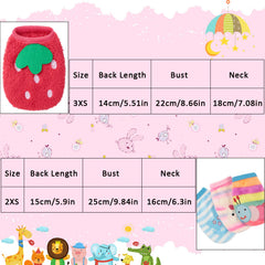 Geyoga warm puppy clothes caterpillar pattern adds playful daily wear options
