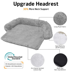GGIB Calming Dog Bed soft plush fabric for cozy naps.