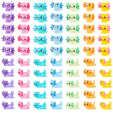 GGSTDDUP 70-pcs mini axolotls pack in seven colors for vivid fairy garden scenes.
