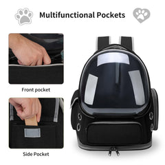 GixDix Cat Backpack spacious interior supports movement and rest