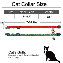 Giecooh cotton cat collar soft material for comfy daily wear