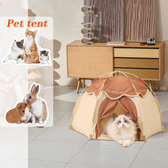 Gigreinc cat tent breathable materials keep pets comfortable year round