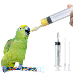Giiiiump Baby Bird Feeding Syringe shows an all-in-one feeder for mess-free feeding.