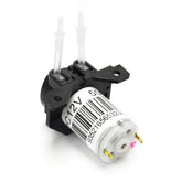 Gikfun 12V dosing pump front view showing compact peristaltic design for precise dispensing