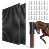 GINDOOR middle livestock scratching brush pad close-up showing durable textured surface for livestock care