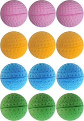 GINFH 12-pack cat foam balls arranged for easy gifting and play