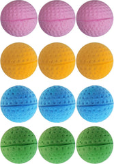 GINFH 12-pack cat foam balls arranged for easy gifting and play