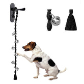GINIDEAR dog bells handmade twisted-style for a durable potty-training signal.
