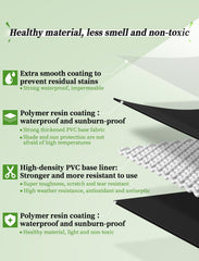 GINIDEAR guinea pig cage liner velcro edges installation demonstrates quick setup and removal.