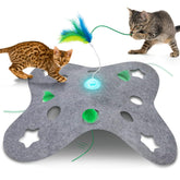 Giociv interactive cat toy base spinning tumbler for indoor exercise and playful engagement