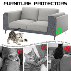 Giomre cat scratch mat DIY cutting to fit any space and cat furniture.