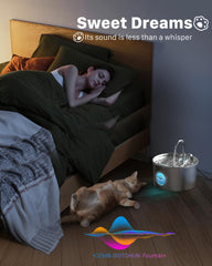 GIOTOHUN cat water fountain pump—low energy, reliable hydration flow