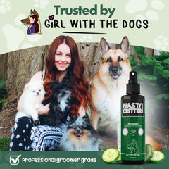 Girl With The Dogs NASTY CRITTER bottle cap — travel-friendly 8 oz bottle for refreshes