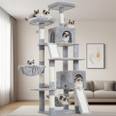 Gitelsnour cat tree base structure offers stability for indoor climbing