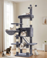 Gitelsnour cat tree top platform invites lounging and elevated observation for curious cats