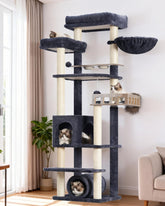 Gitelsnour cat tree tunnel-bottom offers quick hideaway and playful scurries.