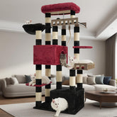 Gitelsnour cat tree base showcases sturdy stability for large cats