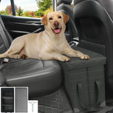 GJEASE car back seat extender soft-top for pet comfort on long trips.