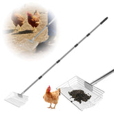 Gjmrar chicken poop scoop angled for easier coop cleaning