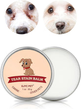 GJYC PET Tear Stain Remover Balm packaging shown for easy at-home eye care.