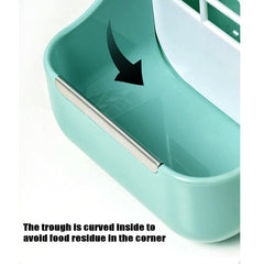 GKYZBB safety-rounded-edges, pet-safe hay feeder prevents snags and protects paws during mealtime.