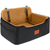 GL GLENSLAVE dog car seat featuring an elevated view for calmer rides.